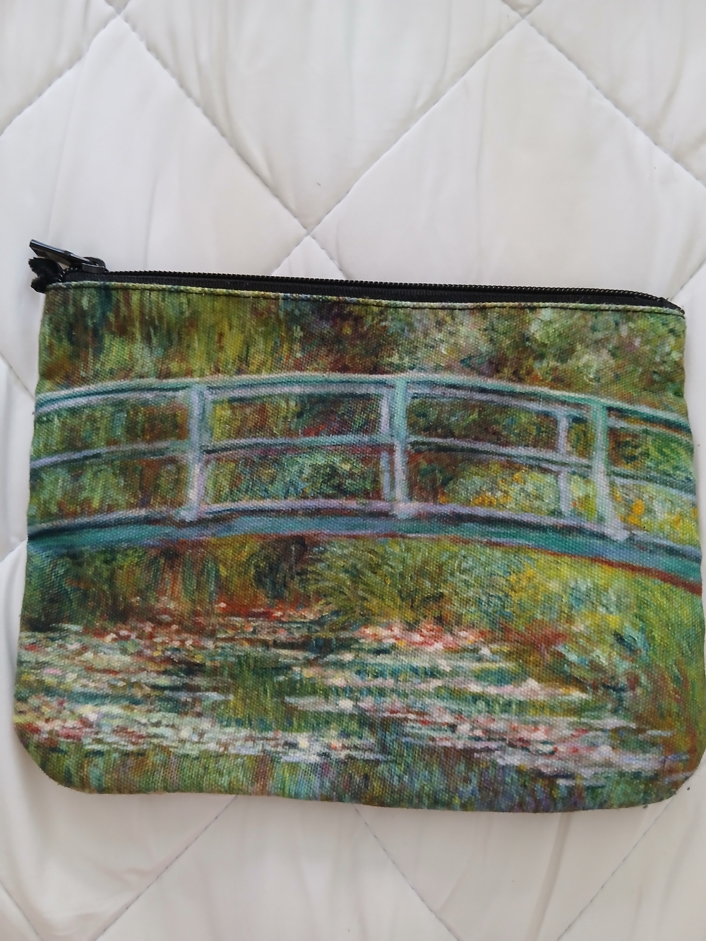 THE MET MUSEUM Clear Tote And Matching Bag Set with Monet Waterlilies Print - Picture 5 of 11